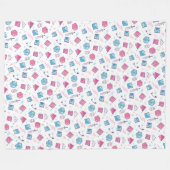 D&DブランケットかわいいD20フリースブランケット フリースブランケット (正面(横))