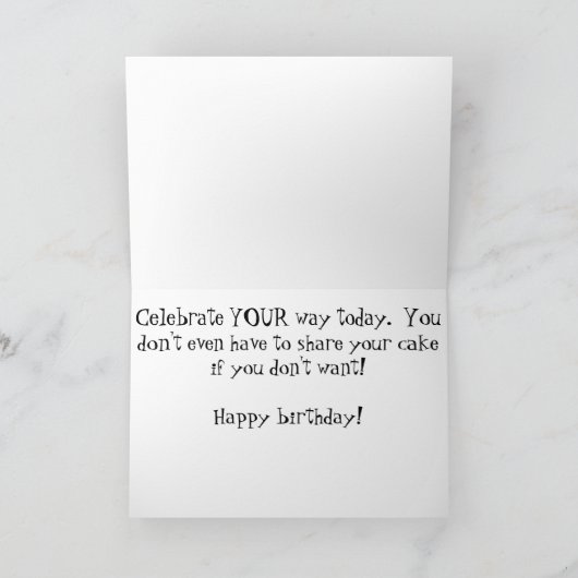 D&D誕生日カード カード (内部)