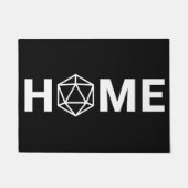 D&D d20の玄関マット ドアマット (正面)
