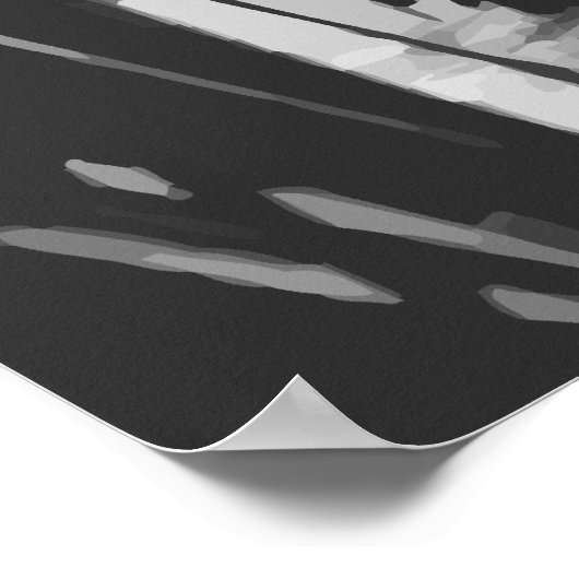 D-Day'のビーチのストー絵画ミング ポスター (角)