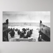 D-Day'のビーチのストー絵画ミング ポスター (正面)