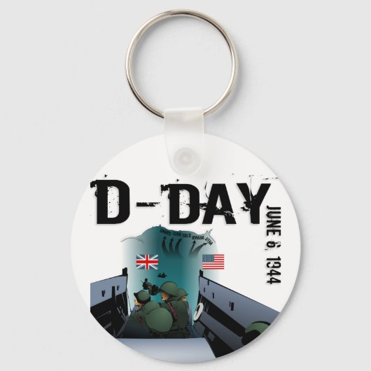 D-DAY 1944年6月6日 キーホルダー (正面)
