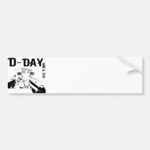 D-DAY 1944年6月6日 バンパーステッカー