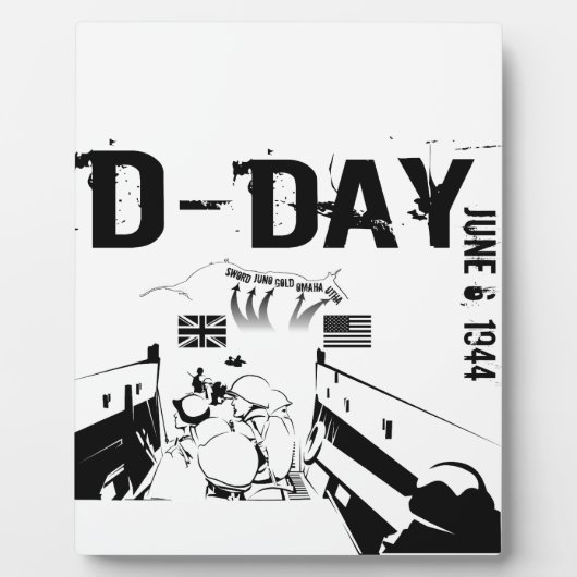 D-DAY 1944年6月6日 フォトプラーク (正面)