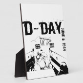 D-DAY 1944年6月6日 フォトプラーク (側面)