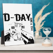 D-DAY 1944年6月6日 フォトプラーク (側面)