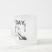 D-DAY 1944年6月6日 フロストグラスマグカップ (正面左)