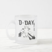 D-DAY 1944年6月6日 フロストグラスマグカップ (左)