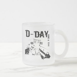 D-DAY 1944年6月6日 フロストグラスマグカップ