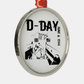 D-DAY 1944年6月6日 メタルオーナメント (右)