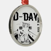 D-DAY 1944年6月6日 メタルオーナメント (右)