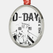 D-DAY 1944年6月6日 メタルオーナメント (左)
