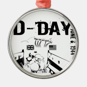 D-DAY 1944年6月6日 メタルオーナメント