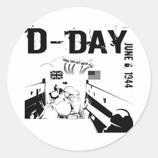 D-DAY 1944年6月6日 ラウンドシール (正面)
