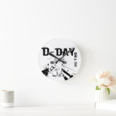 D-DAY 1944年6月6日 ラウンド壁時計 (ホーム)
