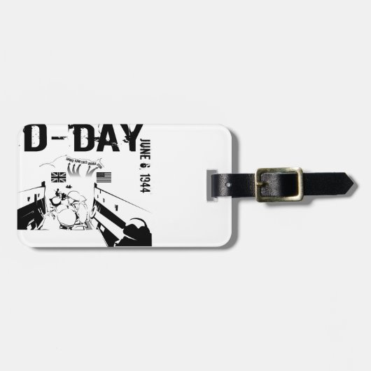 D-DAY 1944年6月6日 ラゲッジタグ (正面横)