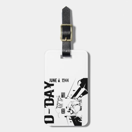 D-DAY 1944年6月6日 ラゲッジタグ (正面縦)
