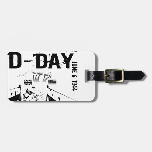D-DAY 1944年6月6日 ラゲッジタグ (正面横)