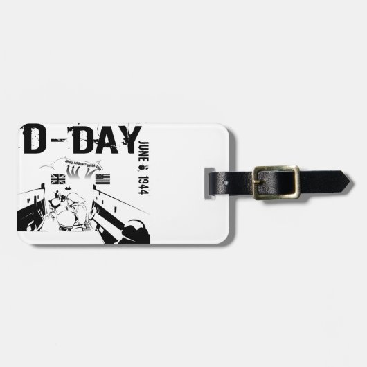 D-DAY 1944年6月6日 ラゲッジタグ (正面横)