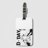 D-DAY 1944年6月6日 ラゲッジタグ (正面縦)