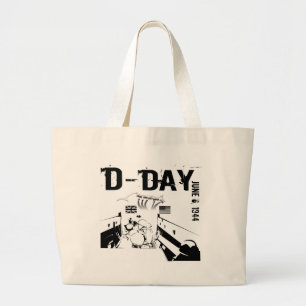 D-DAY 1944年6月6日 ラージトートバッグ