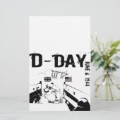D-DAY 1944年6月6日 便箋 (スタンド正面)