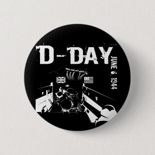 D-DAY 1944年6月6日 缶バッジ