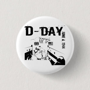 D-DAY 1944年6月6日 缶バッジ