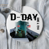 D-DAY 1944年6月6日 缶バッジ (インサイチュ)