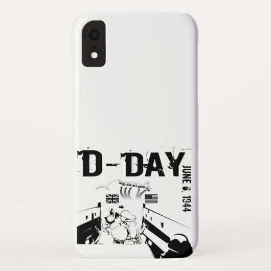 D-DAY 1944年6月6日 Case-Mate iPhoneケース (裏面)