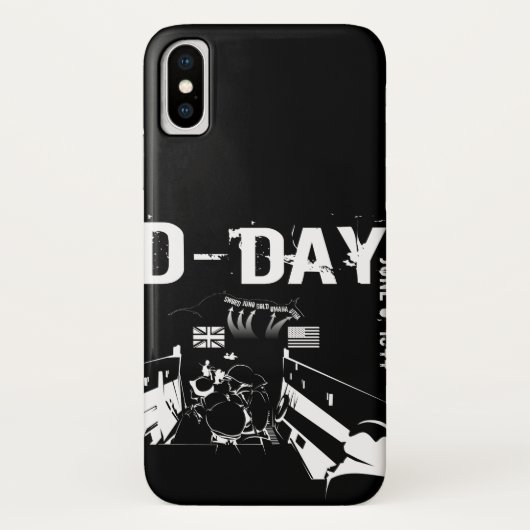 D-DAY 1944年6月6日 Case-Mate iPhoneケース (裏面)