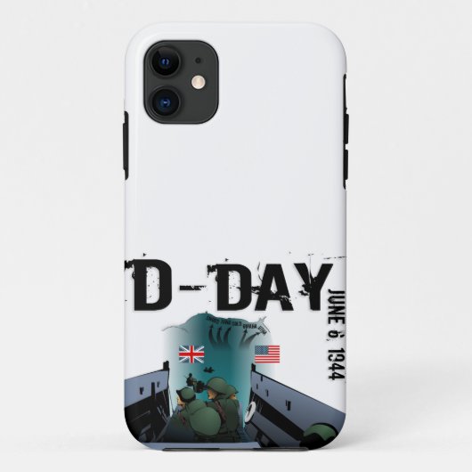 D-DAY 1944年6月6日 Case-Mate iPhoneケース (裏面)