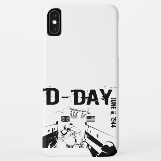 D-DAY 1944年6月6日 Case-Mate iPhoneケース (裏面)