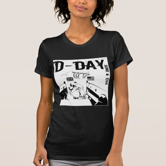 D-DAY 1944年6月6日 Tシャツ (正面)