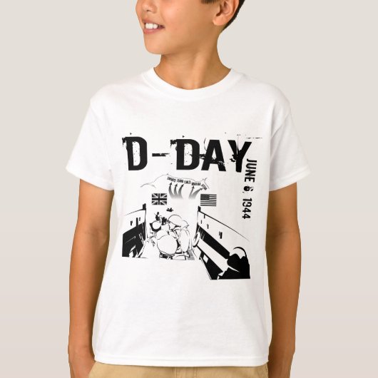 D-DAY 1944年6月6日 Tシャツ (正面)