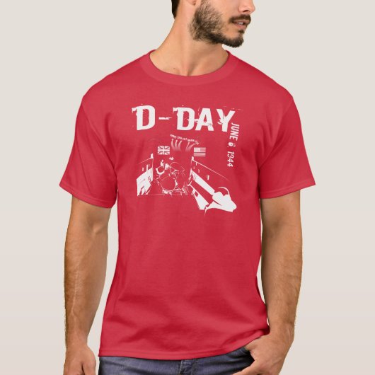 D-DAY 1944年6月6日 Tシャツ (正面)