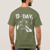 D-DAY 1944年6月6日 Tシャツ (裏面)