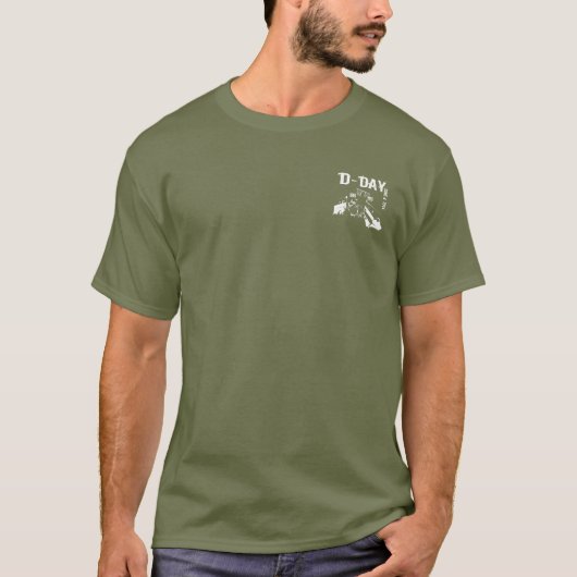 D-DAY 1944年6月6日 Tシャツ (正面)