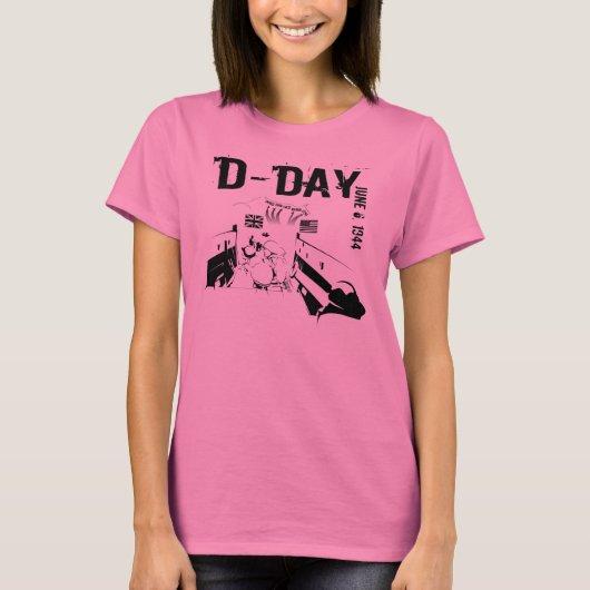 D-DAY 1944年6月6日 Tシャツ (正面)