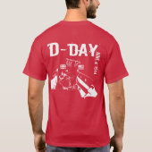 D-DAY 1944年6月6日 Tシャツ (裏面)
