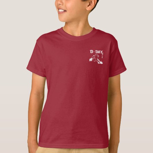 D-DAY 1944年6月6日 Tシャツ (正面)