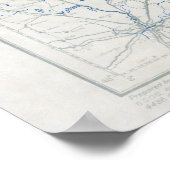 D-Day 2400の米国12番目の陸軍の位置マップ ポスター (角)