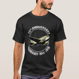 D-Day 75thアニバーサリーノルマンディ着陸の侵略 Tシャツ