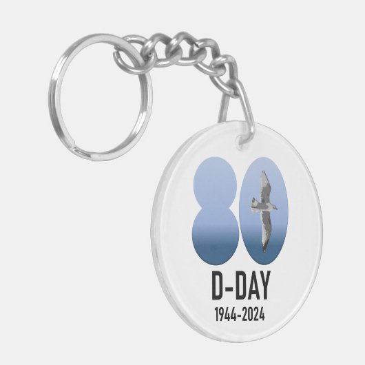 D-Day 80 - 1944-2024 キーホルダー (正面左)