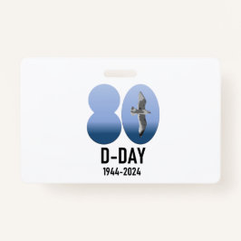 D-Day 80 - 1944-2024 バッジ