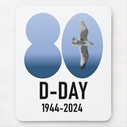 D-Day 80 - 1944-2024 マウスパッド (正面)