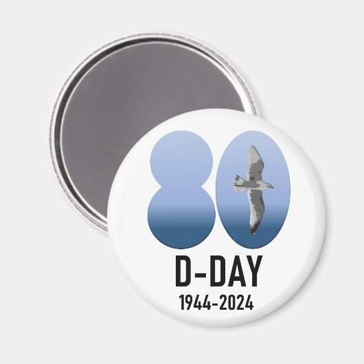 D-Day 80 - 1944-2024 マグネット (正面/裏面)