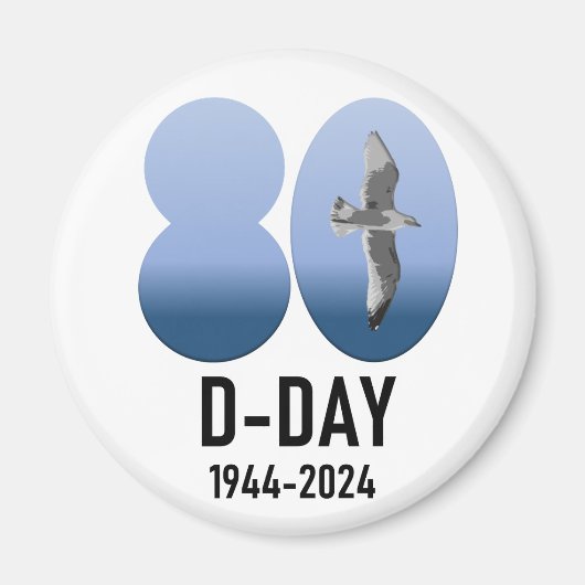 D-Day 80 - 1944-2024 マグネット (正面)