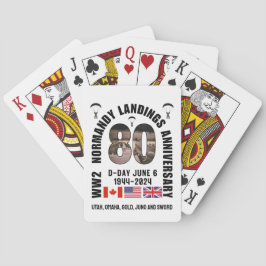 D-DAY 80th Anniversary NORMANDY LANDINGS第2次世界大戦 トランプ