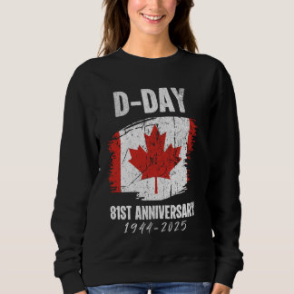 D-Day 81周年記念追悼 1944-2025 ベテラン スウェットシャツ